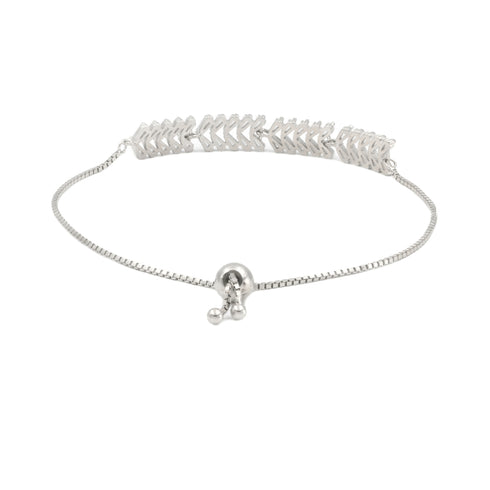 Zarkan Wings To Freedom Silver Bracelet