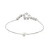 Zarkan Elegant Star Style Silver Bracelet