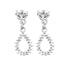 Zarkan Flawless Solitaire Silver Earring