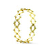 Zarkan Golden Studded Supple Convertible Bracelet & Ring (RING Kada)