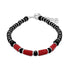 Zarkan 925 Silver Nazariya Bracelet With Red Long Beads