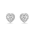 Zarkan 925 Silver Heart Jewelry Set With Link Chain