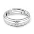 Zarkan 925 Silver Micro American Diamond Ring For Men