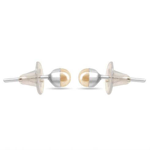 Zarkan 925 Silver Pearl Studs