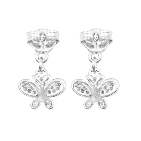 Zarkan Honey Bees Silver Drop Stud