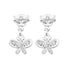 Zarkan Honey Bees Silver Drop Stud