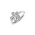 Zarkan Cute Flower For Love Pure 925 Silver Ring