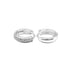 Zarkan Cute Double Line Solid Pure Silver Earring