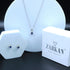 Zarkan Water Drop Blue Silver Jewelry Set