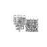 Zarkan Silver Square Cool Look Earrings