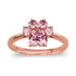 Zarkan Baby Cat Paw Rose Gold 925 Silver Ring