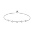 Zarkan Five Star Minimal Silver Bracelet