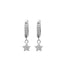 Zarkan Silver Real Star Earing