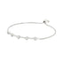 Zarkan Five Star Minimal Silver Bracelet
