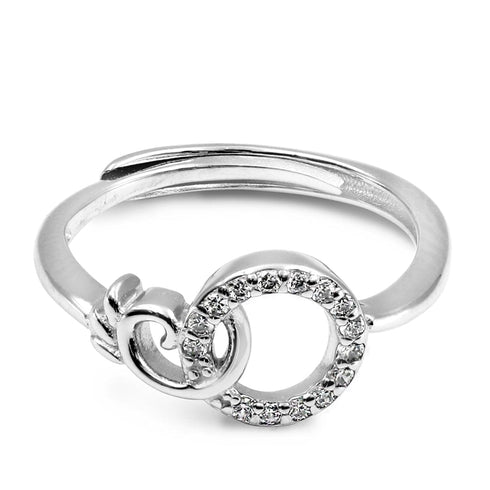 Zarkan Love Knot Sterling Silver Ring