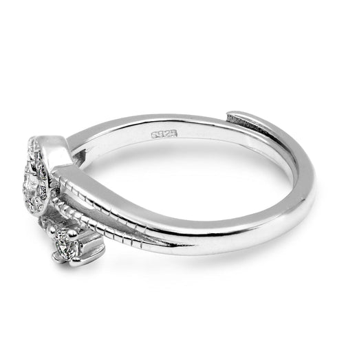 Zarkan Linked Classic Silver Sterling Ring