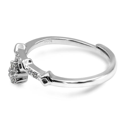 Zarkan Minimal Office Wear Silver Sterling Ring