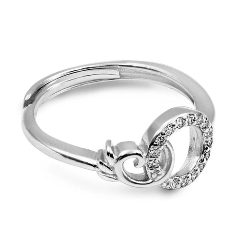 Zarkan Love Knot Sterling Silver Ring
