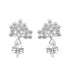 Zarkan Tree Zircon Silver Studs