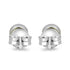 Zarkan Micro Pearl Silver Studs