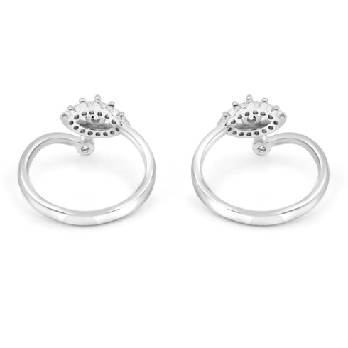 Zarkan The Enlightening Eye Silver Toe Rings