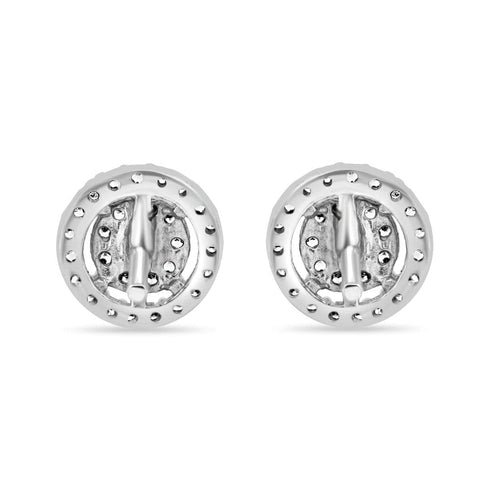 Zarkan Cute Zircon Wheel Silver Studs