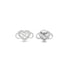 Zarkan Infinity Heart 925 Pure Silver Earring