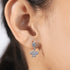 Zarkan Honey Bees Silver Drop Stud