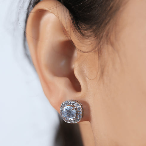 Zarkan Charming Royal Silver Studs