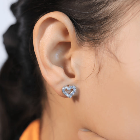 Zarkan Adorable Twins 925 Silver Studs