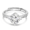 Zarkan 925 Silver Sweet Solitaire American Diamond Ring