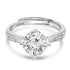 Zarkan 925 Silver Sweet Solitaire American Diamond Ring
