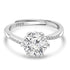 Zarkan 925 Silver Minimal Solitaire American Diamond Ring