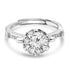 Zarkan 925 Silver Statement Solitaire American Diamond Ring