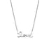 Zarkan Sterling Silver Love Necklace