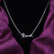 Zarkan Sterling Silver Love Necklace