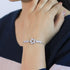 Zarkan Elegant Star Style Silver Bracelet