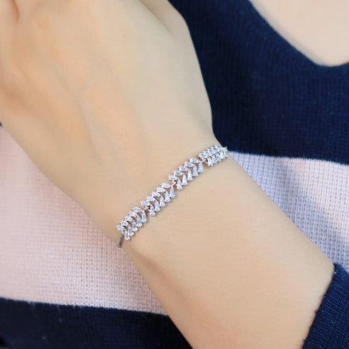 Zarkan Wings To Freedom Silver Bracelet