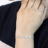 Zarkan Five Star Minimal Silver Bracelet