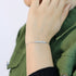 Zarkan Linear Love Silver Bracelet