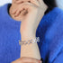 Zarkan Silver Studded Supple Convertible Bracelet & Ring (RING Kada)