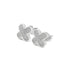 Zarkan Butterfly Floral Silver Earrings