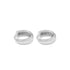 Zarkan Triple Line Solid Pure Silver Earrings