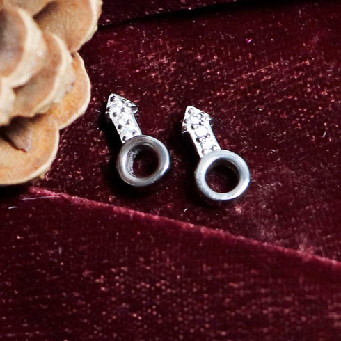 Zarkan Fierce Femme Silver Studs