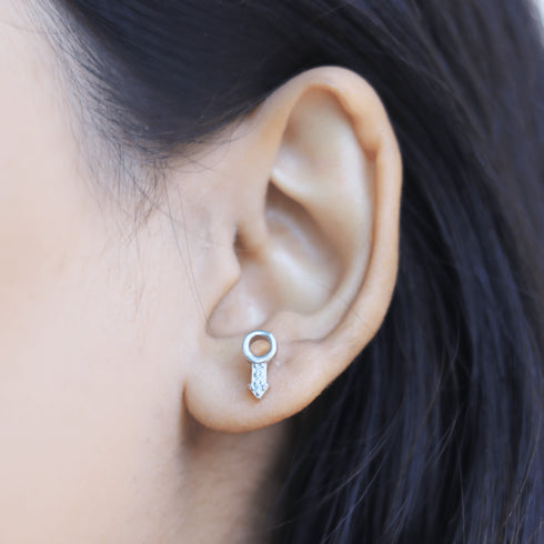 Zarkan Fierce Femme Silver Studs