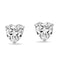 Zarkan Angel Heart Silver Studs