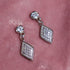 Zarkan Vintage Silver Drop Studs