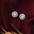 Zarkan Cute Zircon Wheel Silver Studs