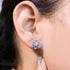 Zarkan Fire Flora 925 Silver Earrings