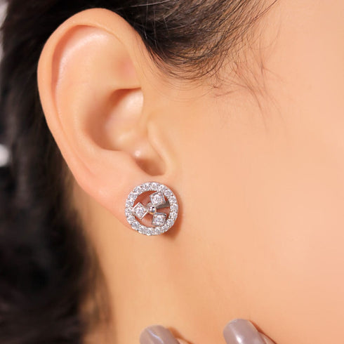 Zarkan Two In One Slick Soul Silver Earrings